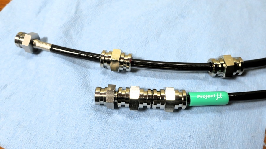 z32プロジェクトμ製テフロンブレーキラインの交換