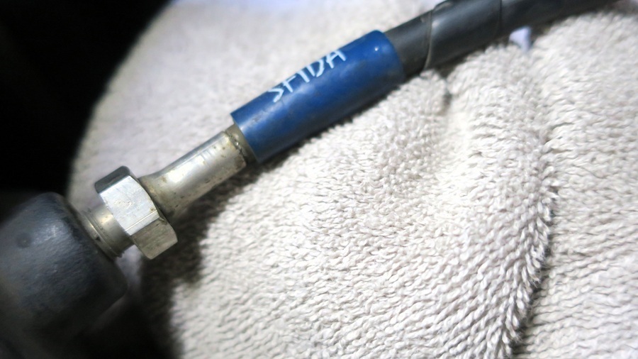 z32プロジェクトμ製テフロンブレーキラインの交換