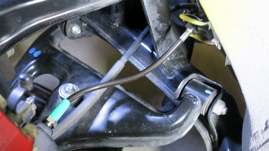 z32プロジェクトμ製テフロンブレーキラインの交換